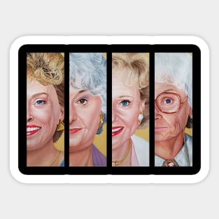 Regeneration of Betty White Sticker